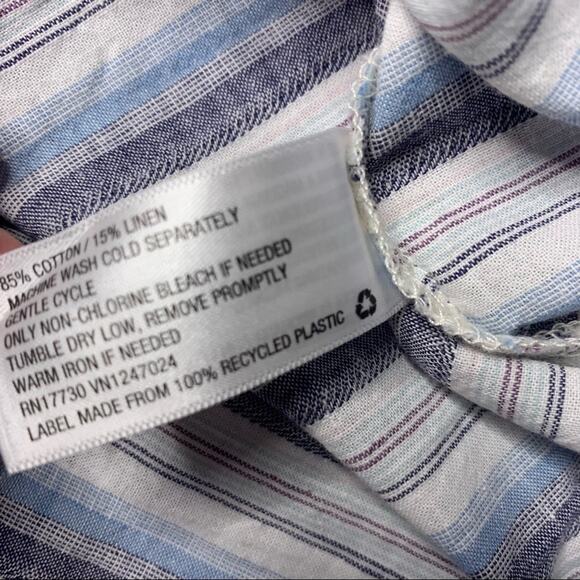 NEW Goodfellow & Co. Men’s Linen Blend Button Down - Picture 3 of 6